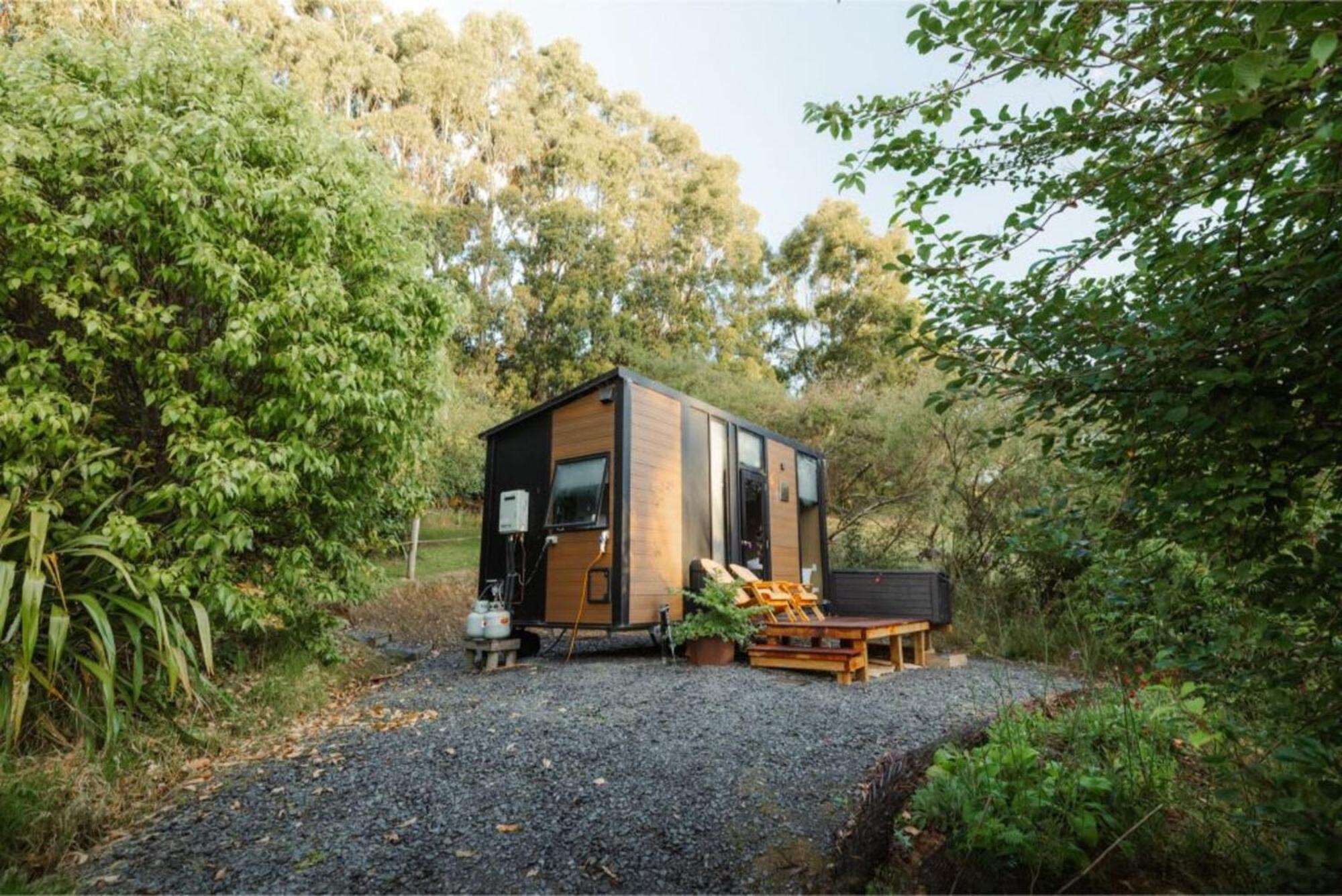 Tranquility Tiny House By Tiny Away Villa Owaka Eksteriør billede