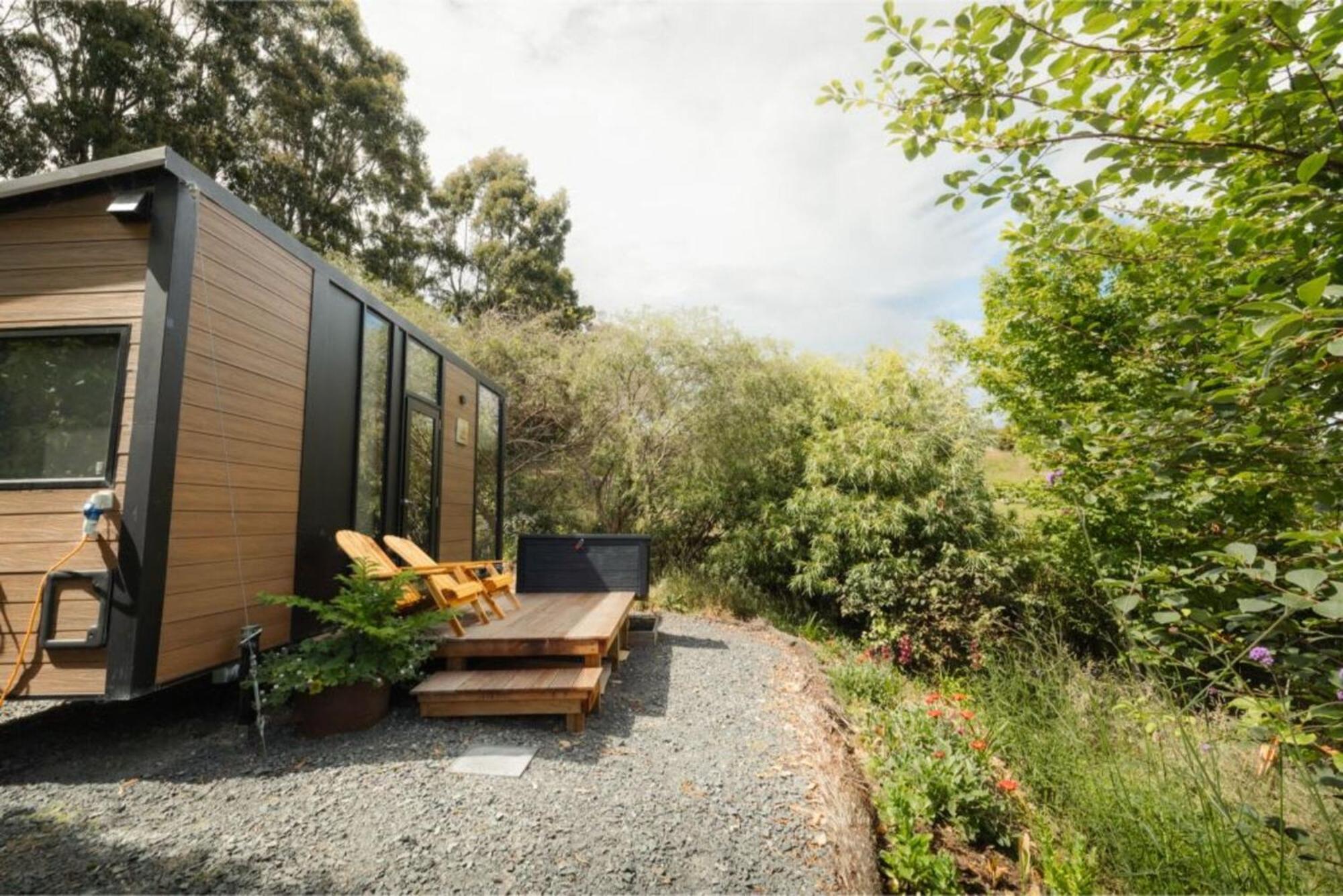 Tranquility Tiny House By Tiny Away Villa Owaka Eksteriør billede